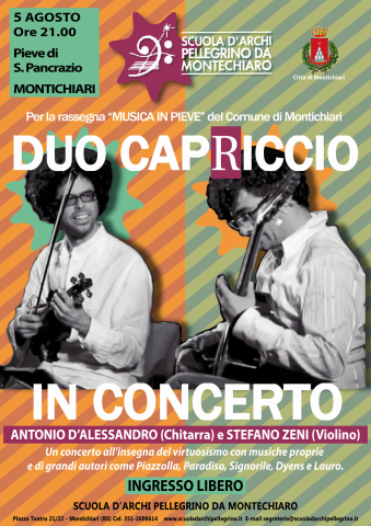Il Duo Capriccio in Pieve venerdì 5