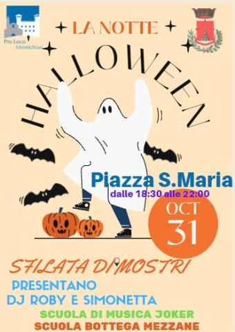 Halloween in Piazza S. Maria il 31 ottobre con Pro Loco Montichiari