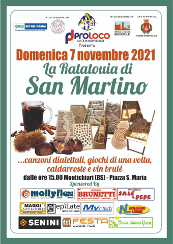 Domenica 7 novembre "La Ratatuia di S. Martino" in Piazza S. Maria